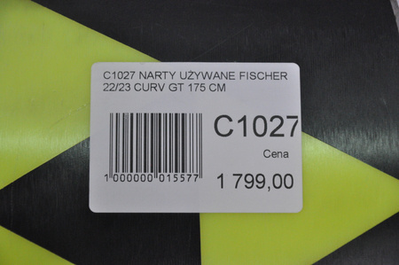 NARTY UŻYWANE FISCHER CURV GTX + RX 13 22/23 175 cm NRC1027