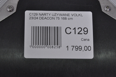 NARTY UŻYWANE VOLKL DEACON 75 + Motion 12 23/24 168 cm NRC129