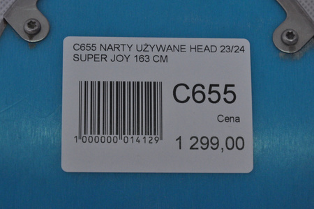 NARTY UŻYWANE HEAD SUPER JOY 23/24 + JOY 11 163 cm NRC655