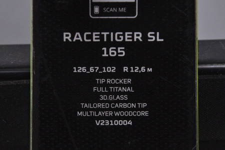 NARTY UŻYWANE VOLKL RACETIGER SL + VMotion 12 23/24 165 cm NRC638