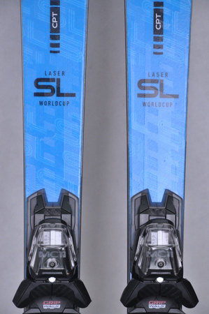 NARTY UŻYWANE STOCKLI LASER SL + MC11 24/25 160 cm NRC21