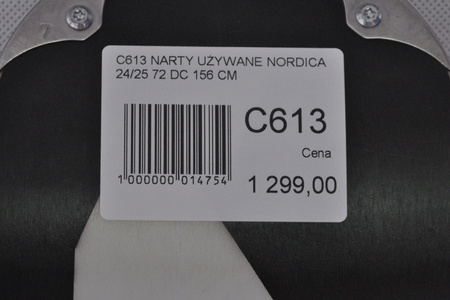 NARTY UŻYWANE NORDICA BELLE 72 DC 24/25 + TP2 11 156 cm NRC613