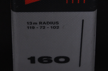 NARTY UŻYWANE BLIZZARD WCR 72 + TLT 10 24/25 160 cm NRC915