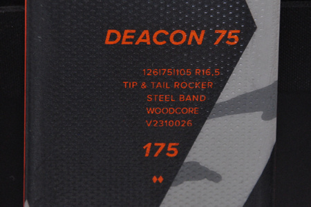NARTY UŻYWANE VOLKL DEACON 75 + Motion 12 23/24 175 cm NRC135