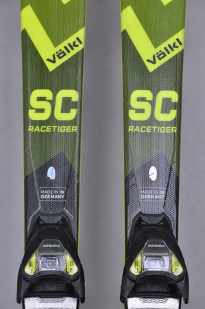 NARTY UŻYWANE VOLKL RACETIGER SC 24/25 + VMotion 12 165 cm NRC832