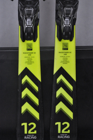 NARTY UŻYWANE VOLKL RACETIGER SC 23/24 + VMotion 12 158 cm NRC345