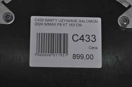 NARTY UŻYWANE SALOMON S/MAX F8 XT + M10 2024 163 cm NRC433