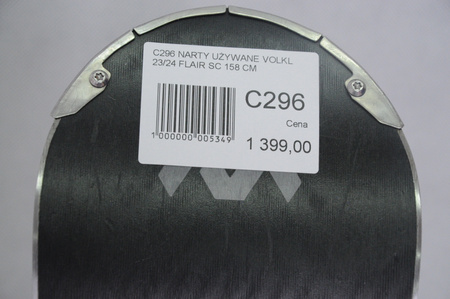 NARTY UŻYWANE VOLKL FLAIR SC 23/24 + Marker VMOTION 11 158 cm NRC296