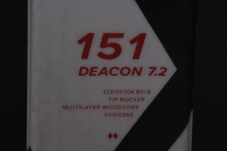 NARTY UŻYWANE VOLKL DEACON 7.2 + FTD 10 23/24 151 cm NRC1180