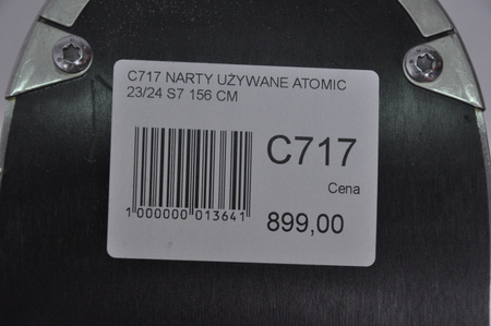 NARTY UŻYWANE ATOMIC REDSTER S7 + M12 GW 23/24 156 cm NRC717