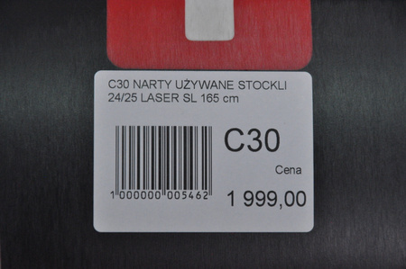 NARTY UŻYWANE STOCKLI LASER SL + MC11 24/25 165 cm NRC30