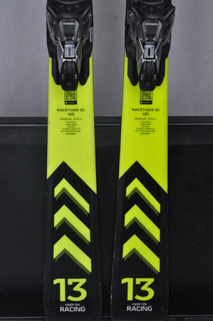 NARTY UŻYWANE VOLKL RACETIGER SC 23/24 + VMotion 12 165 cm NRC346