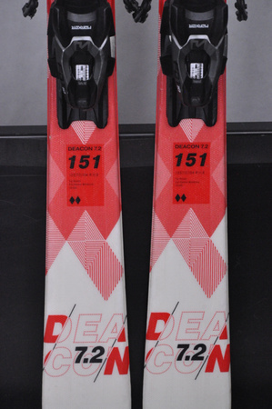 NARTY UŻYWANE VOLKL DEACON 7.2 + FTD 10 21/22 151 cm NRC1148