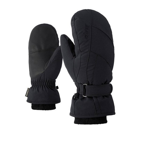 DAMSKIE RĘKAWICE NARCIARSKIE ZIENER KARMANI GTX+ GORE WARM AW Mitten Black