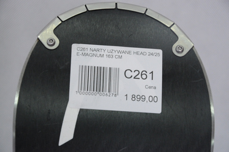 NARTY UŻYWANE HEAD SUPERSHAPE E. MAGNUM + Head PRD12 24/5 163 cm NRC261