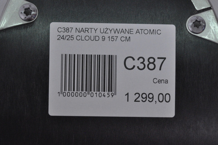 DAMSKIE NARTY UŻYWANE ATOMIC CLOUD C9 + M10 GW 24/25 157 cm NRC387