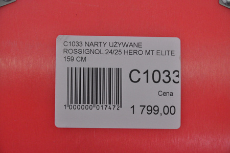 NARTY UŻYWANE ROSSIGNOL HERO ELITE MT CA + NX 12 24/25 159 cm NRC1033