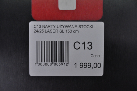 NARTY UŻYWANE STOCKLI LASER SL + MC11 24/25 150 cm NRC13