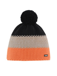 JUNIORSKA CZAPKA EISBAR STAR POMPON RL Orange/Black