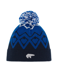 JUNIORSKA CZAPKA EISBAR ZIGGY OS POMPON Navy/Blue