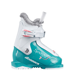 JUNIORSKIE BUTY NARCIARSKIE NORDICA SPEEDMACHINE J1 Light Blue/Pink 2025