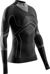 KOSZULKA TERMICZNA X-BIONIC ENERGY ACCUMULATOR LIGHT SHIRT LS 1/2 ZIP Black/Grey 2025