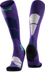 SKARPETY NARCIARSKIE X-SOCKS SKI PERFORM OTC Deep Purple/Light Sand 2025