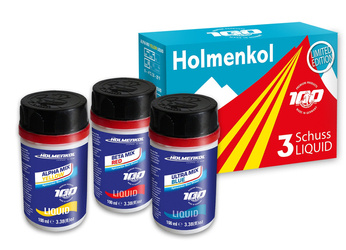 ZESTAW SMARÓW HOLMENKOL 3 SCHUSS LIQUID 3x100ml + KOREK Z FILCEM I ŚCIERECZKI