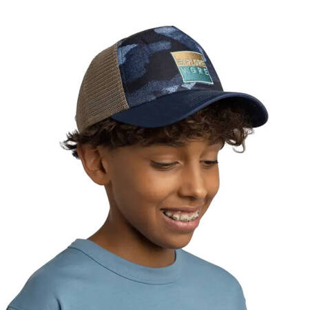 CZAPKA DZIECIĘCA BUFF TRUCKER CAP SNIGS NIGHT BLUE