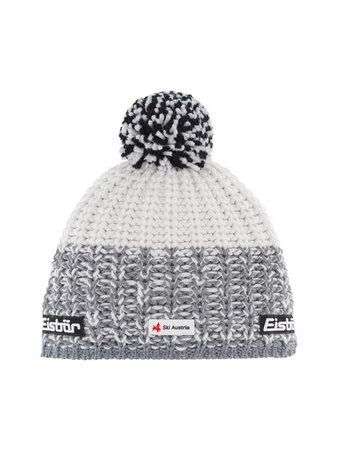 CZAPKA EISBAR REFOCUS POMPON SKA Grey/White