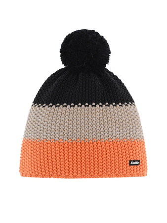 CZAPKA EISBAR STAR POMPON RL Orange/Black