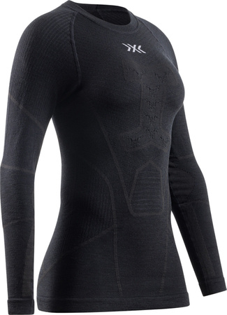 DAMSKA KOSZULKA TERMICZNA X-BIONIC SYMBIO MERINO LS Opal Black 2025