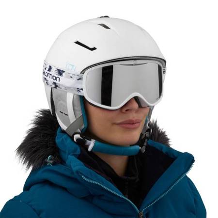 DAMSKI KASK NARCIARSKI SALOMON ICON2 M White 2023