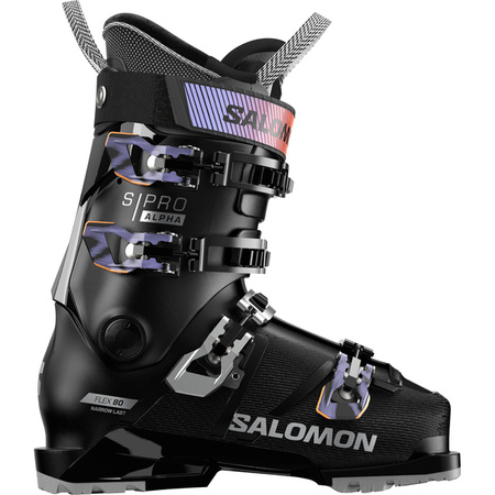 DAMSKIE BUTY NARCIARSKIE SALOMON S/PRO ALPHA 80 Black/White Moss/Lavender 2025