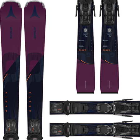 DAMSKIE NARTY ATOMIC CLOUD Q9 + Atomic M10 GW 2023