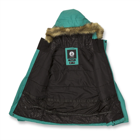 DZIEWCZĘCA KURTKA SNOWBOARDOWA VOLCOM SO MINTY INS Vibrant Green 2024