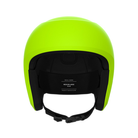 JUNIORSKI KASK NARCIARSKI POC SKULL DURA Fluorescent Yellow/Green Matt 2025