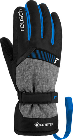 JUNIORSKIE RĘKAWICE NARCIARSKIE REUSCH FLASH GTX® Black/Blue 2023
