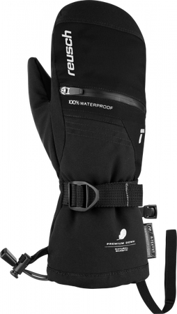 JUNIORSKIE RĘKAWICE NARCIARSKIE REUSCH LANDO R-TEX® XT MITTEN Black 2024