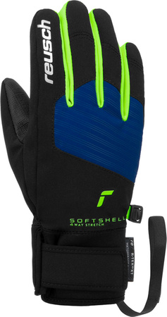 JUNIORSKIE RĘKAWICE NARCIARSKIE REUSCH SIMON R-TEX® XT Black/Green 2023