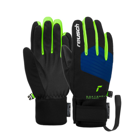 JUNIORSKIE RĘKAWICE NARCIARSKIE REUSCH SIMON R-TEX® XT Black/Green 2023