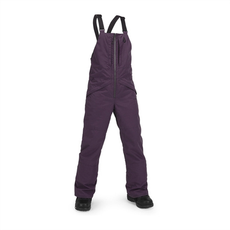 JUNIORSKIE SPODNIE SNOWBOARDOWE VOLCOM BARKLEY INS BIB OVERALL Blackberry 2024