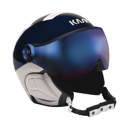 KASK NARCIARSKI KASK CLASS SPORT VISOR Navy - Photochromic Smoke Pink 2025