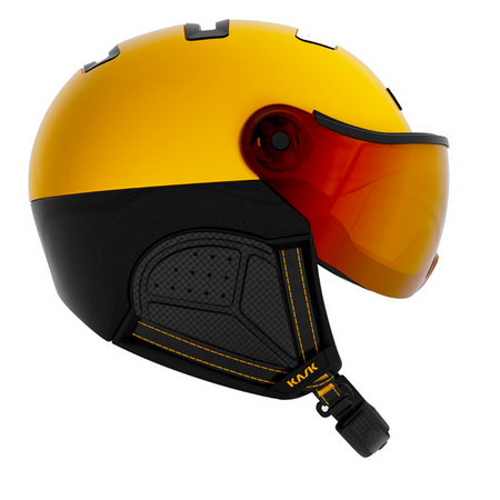 KASK NARCIARSKI KASK MONTECARLO Yellow - Red Mirror 2025