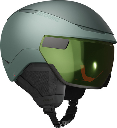 KASK NARCIARSKI REVENT GT AMID VISOR HD PHOTO Green 2025