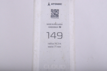 NARTY UŻYWANE ATOMIC CLOUD C7 + Atomic M10 20/21 149 cm NRA329