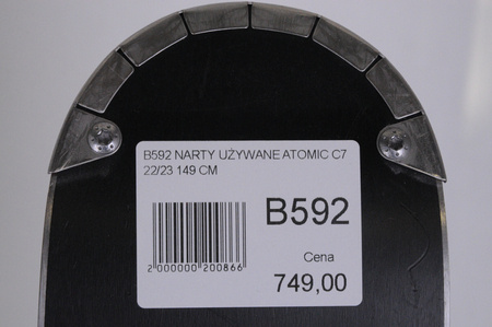 NARTY UŻYWANE ATOMIC CLOUD C7 + M10 22/23 149 cm NRB592