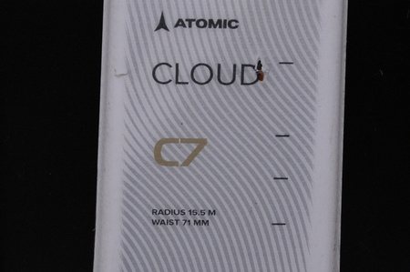 NARTY UŻYWANE ATOMIC CLOUD C7 + M10 22/23 163 cm NRB582