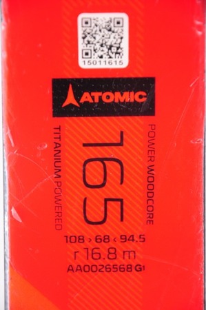 NARTY UŻYWANE ATOMIC REDSTER G9 + Atomic X12TL 18/19 165 cm NR5980