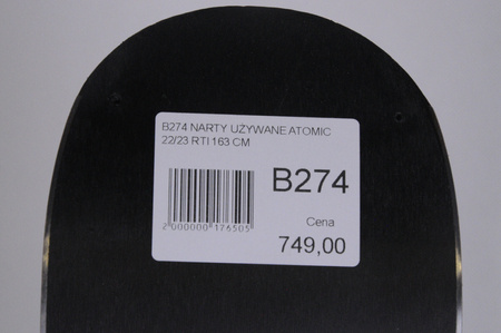 NARTY UŻYWANE ATOMIC REDSTER RTI + MTEN 10 22/23 163 cm NRB274